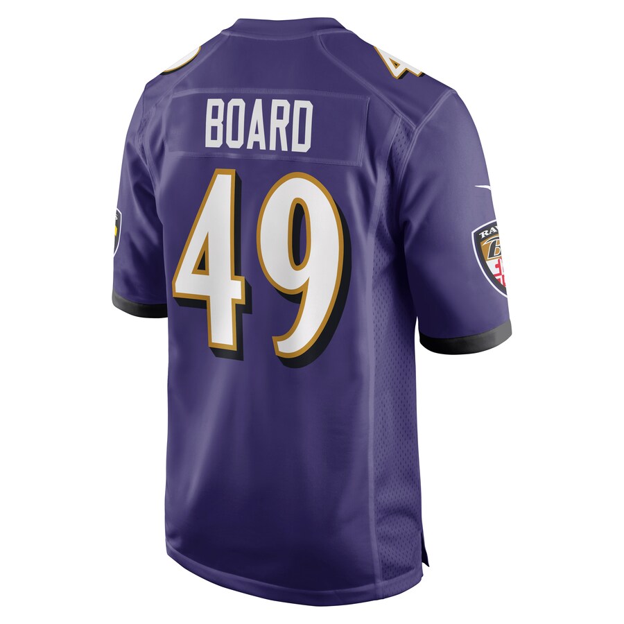 Baltimore Ravens Chris Board NFL jersey front view