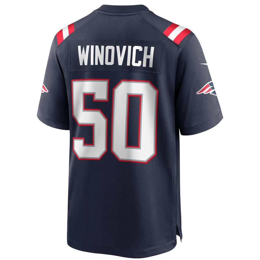 New England Patriots Chase Winovich NFL jersey front view