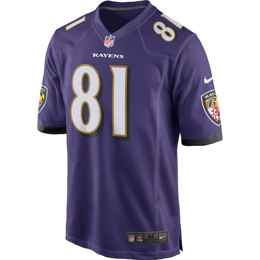 Baltimore Ravens Hayden Hurst NFL jersey front view