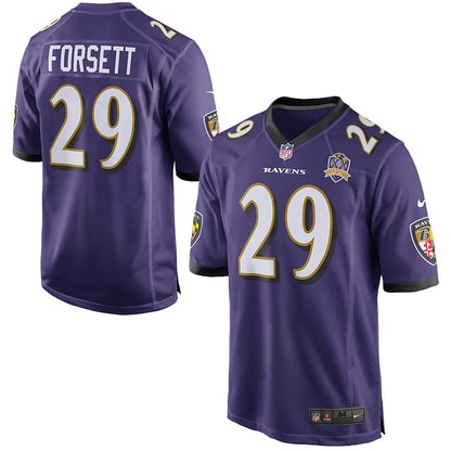 Baltimore Ravens Justin Forsett Patch NFL jersey front view