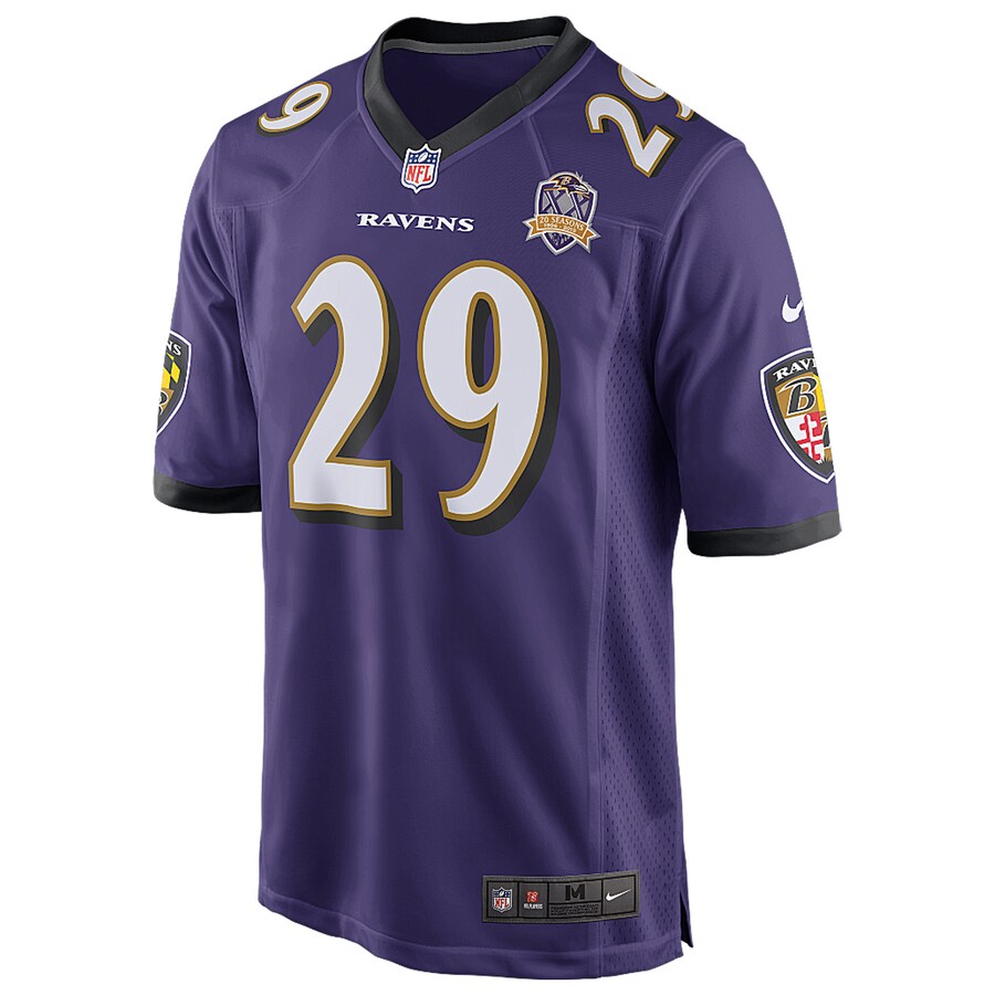 Baltimore Ravens Justin Forsett Patch NFL jersey front view