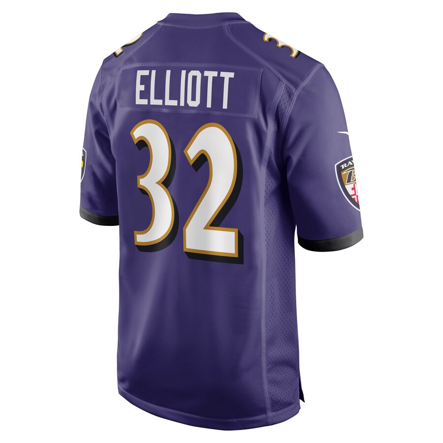 Baltimore Ravens Deshon Elliott NFL jersey front view