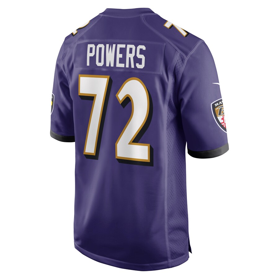Baltimore Ravens Ben Powers NFL jersey front view