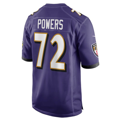 Baltimore Ravens Ben Powers NFL jersey front view