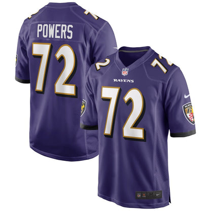 Baltimore Ravens Ben Powers NFL jersey front view