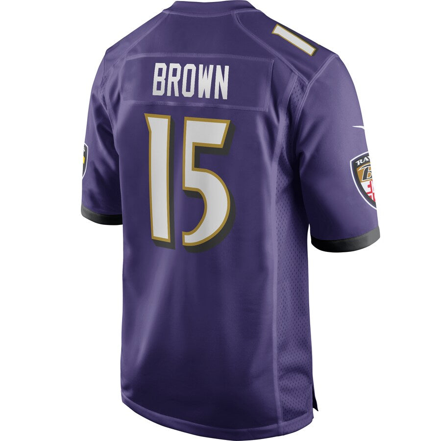 Baltimore Ravens Marquise NFL jersey front view