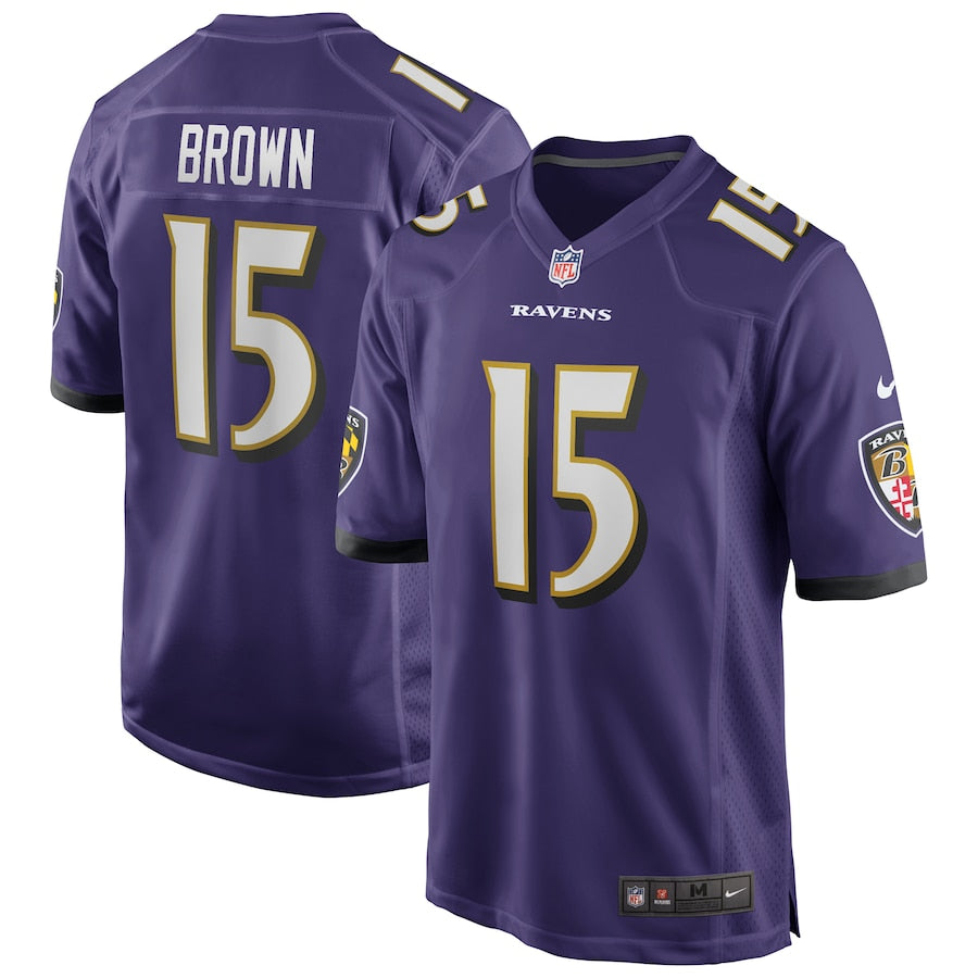 Baltimore Ravens Marquise NFL jersey front view