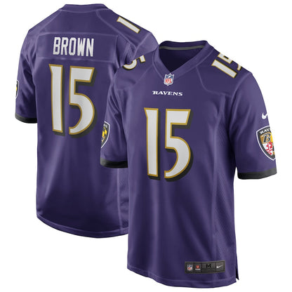 Baltimore Ravens Marquise NFL jersey front view