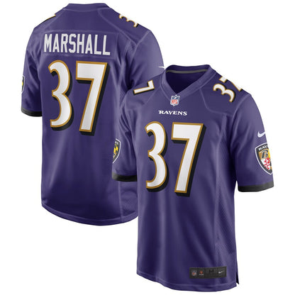 Baltimore Ravens Iman Marshall NFL jersey front view