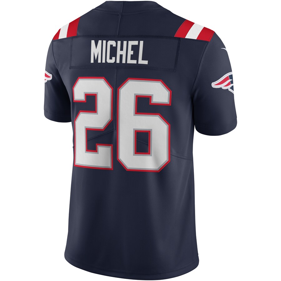 New England Patriots Sony Michel NFL jersey front view