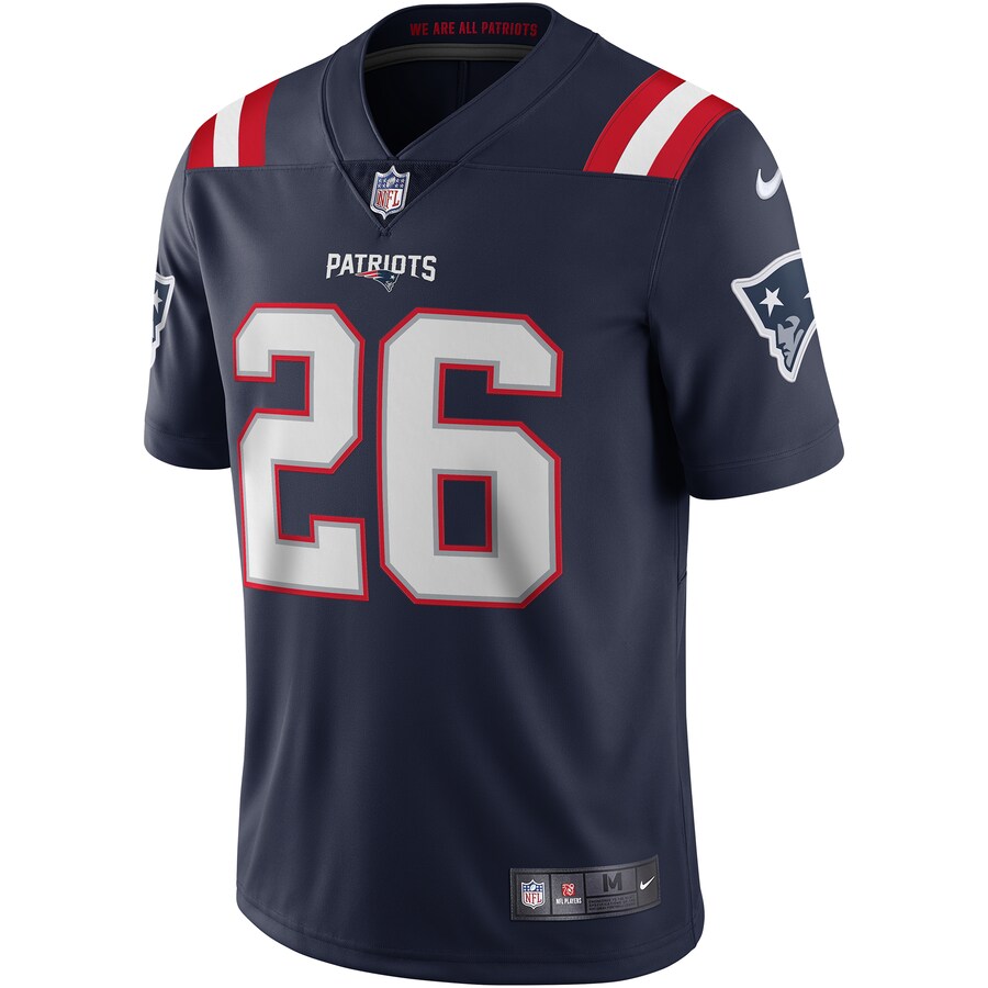 New England Patriots Sony Michel NFL jersey front view