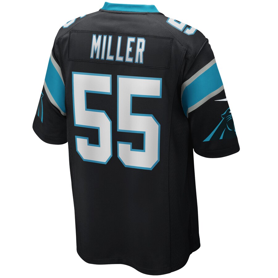 Carolina Panthers Christian Miller NFL jersey front view