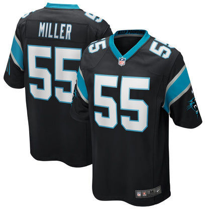 Carolina Panthers Christian Miller NFL jersey front view