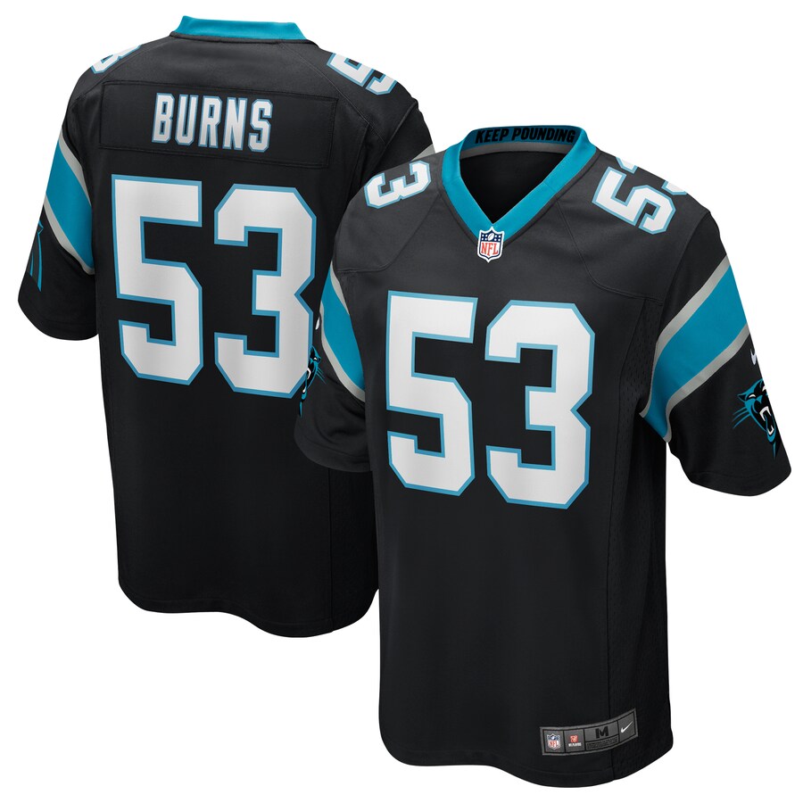 Carolina Panthers Brian Burns NFL jersey front view