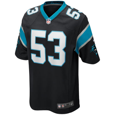 Carolina Panthers Brian Burns NFL jersey front view