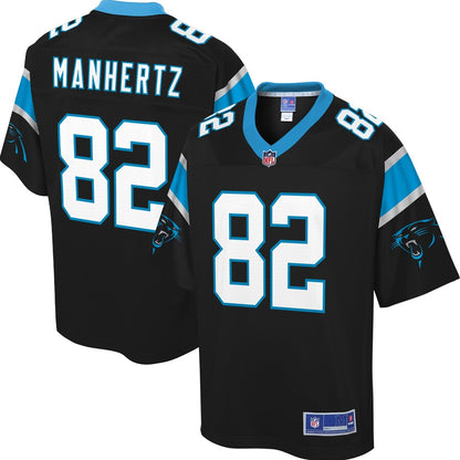 Carolina Panthers Chris Manhertz Big Tall NFL jersey front view