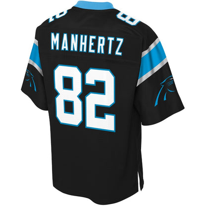 Carolina Panthers Chris Manhertz Big Tall NFL jersey front view