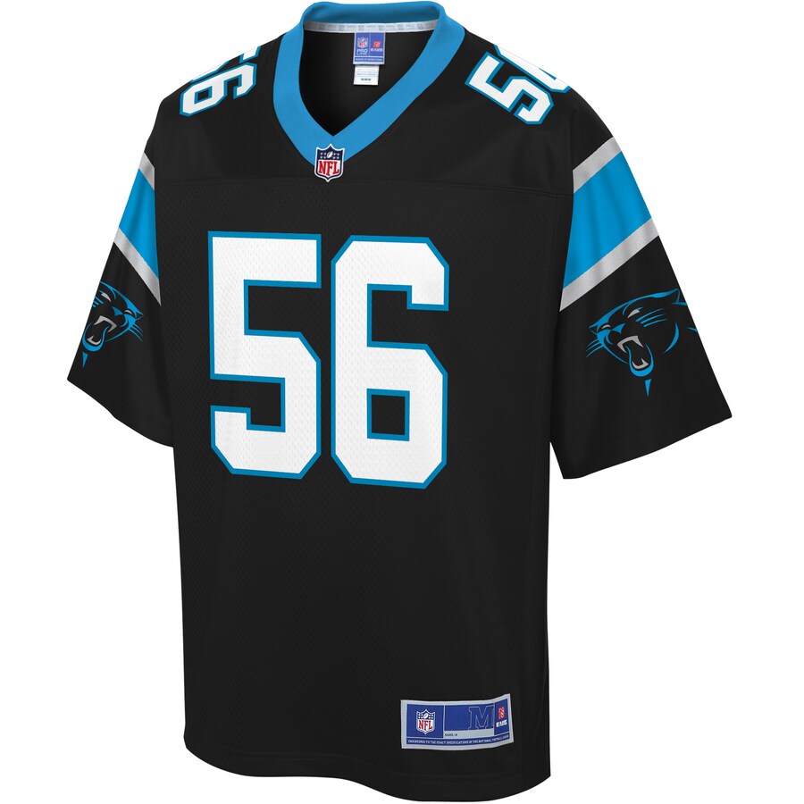 Carolina Panthers Jermaine Carter Big Tall NFL jersey front view