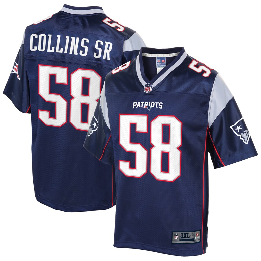 New England Patriots Jamie Collins Sr Big Tall NFL jersey front view