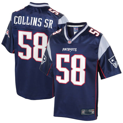 New England Patriots Jamie Collins Sr Big Tall NFL jersey front view