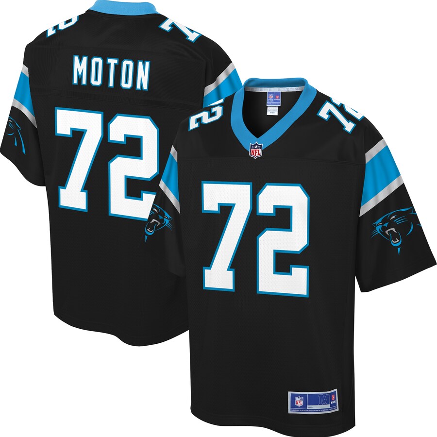 Carolina Panthers Taylor Moton Big Tall NFL jersey front view