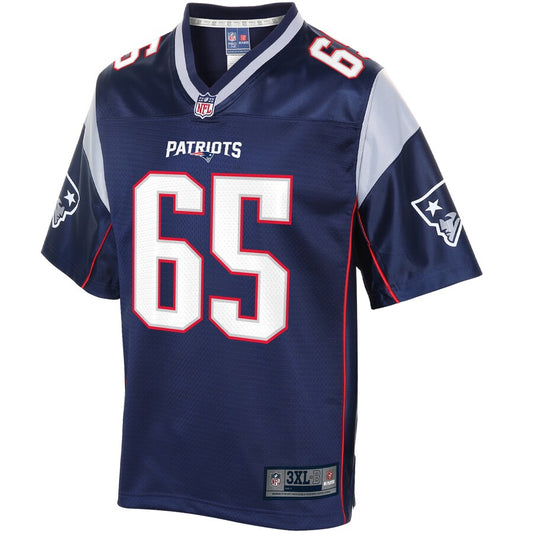 New England Patriots Jermaine Eluemunor Big Tall NFL jersey front view