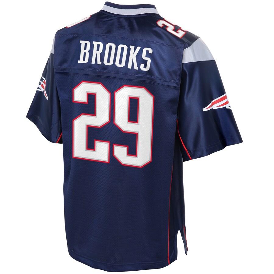 New England Patriots Nate Brooks Big Tall NFL jersey front view