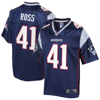 New England Patriots Dangelo Ross Big Tall NFL jersey front view