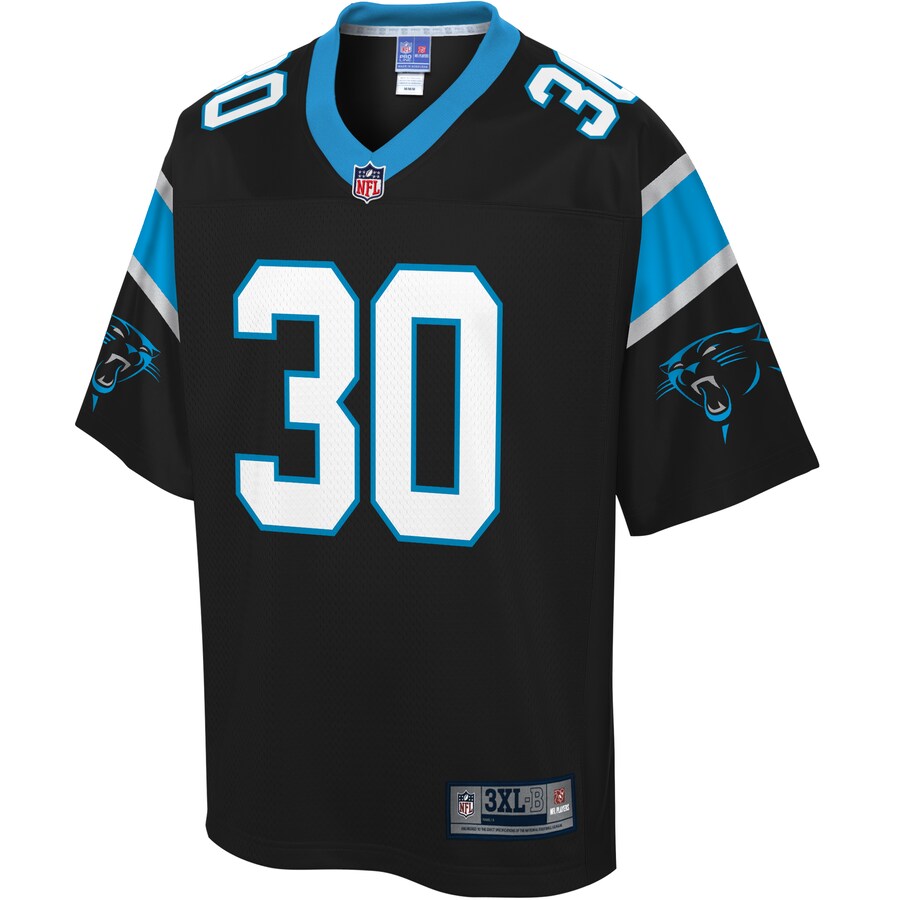 Carolina Panthers Natrell Jamerson Big Tall NFL jersey front view