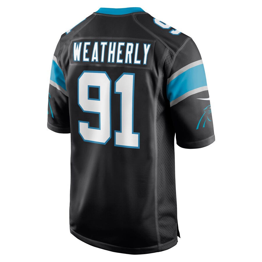 Carolina Panthers Stephen Weatherly NFL jersey front view