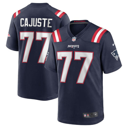 New England Patriots Yodny Cajuste NFL jersey front view