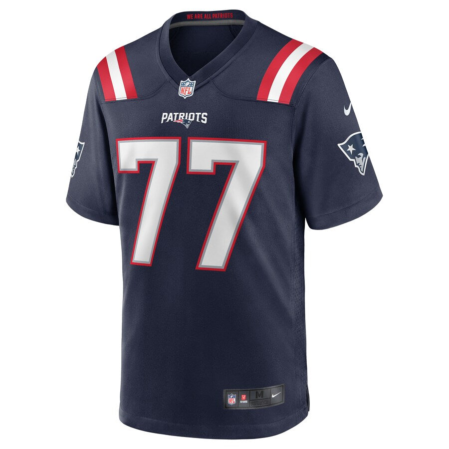 New England Patriots Yodny Cajuste NFL jersey front view