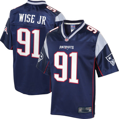 New England Patriots Deatrich Wise Big Tall NFL jersey front view