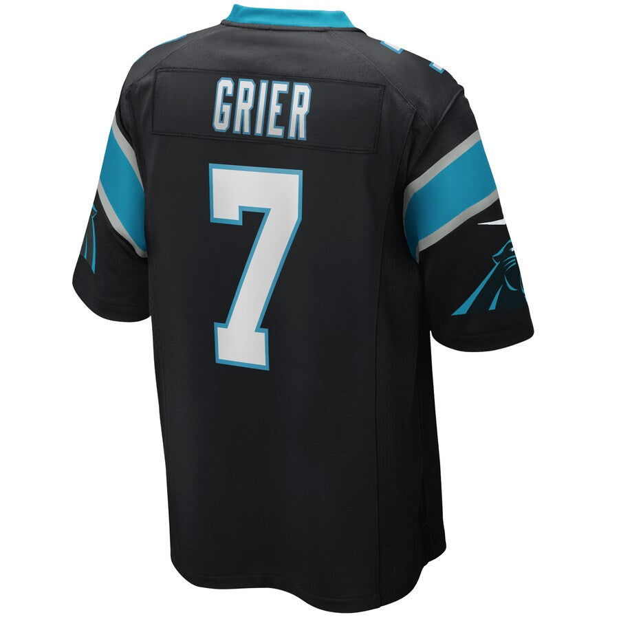 Carolina Panthers Will Grier NFL jersey front view