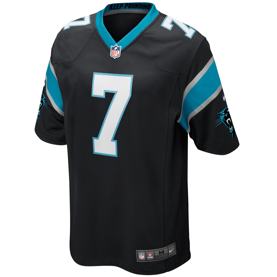 Carolina Panthers Will Grier NFL jersey front view