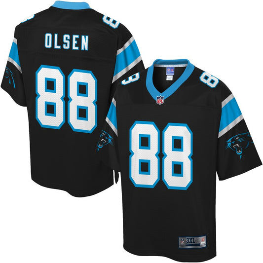 Carolina Panthers Greg Olsen Big Tall NFL jersey front view