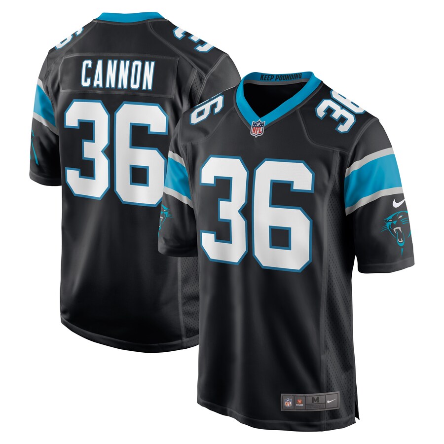Carolina Panthers Trenton Cannon NFL jersey front view