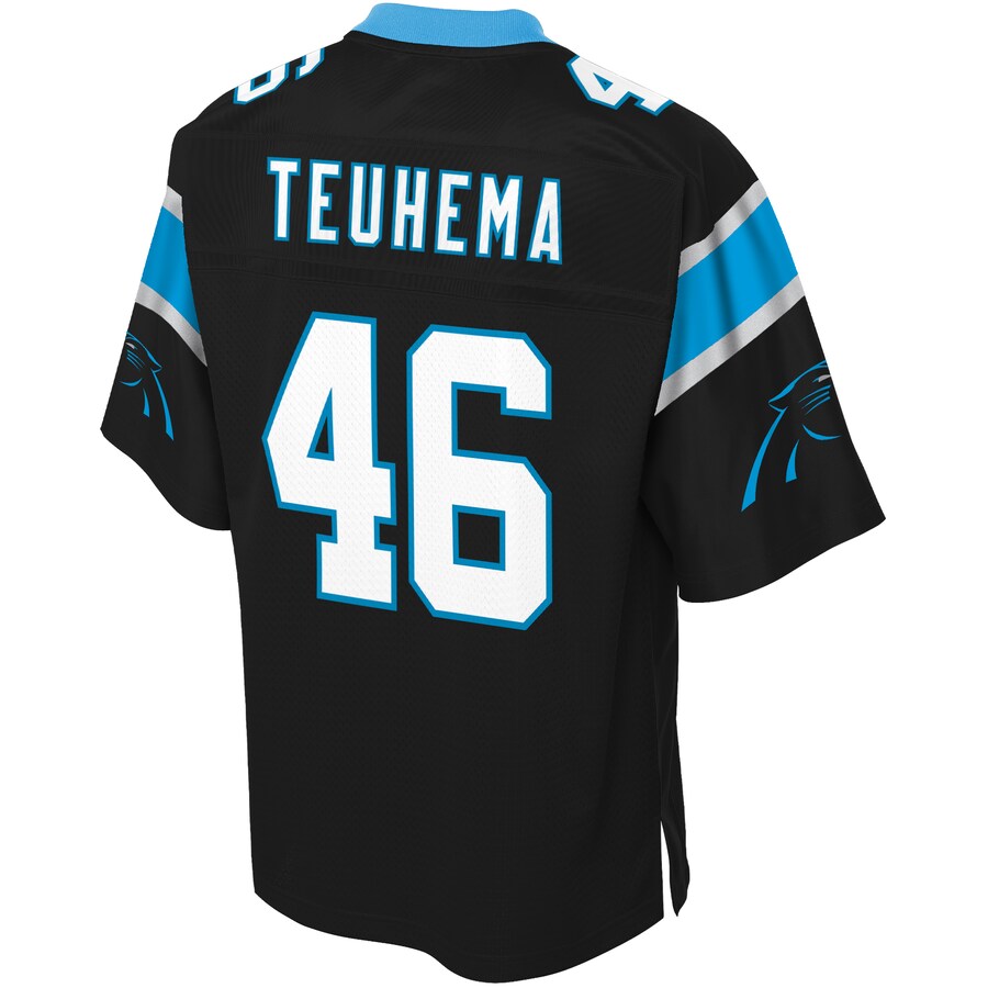 Carolina Panthers Sione Teuhema Big Tall NFL jersey front view
