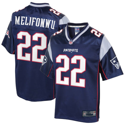 New England Patriots Obi Melifonwu Big Tall NFL jersey front view