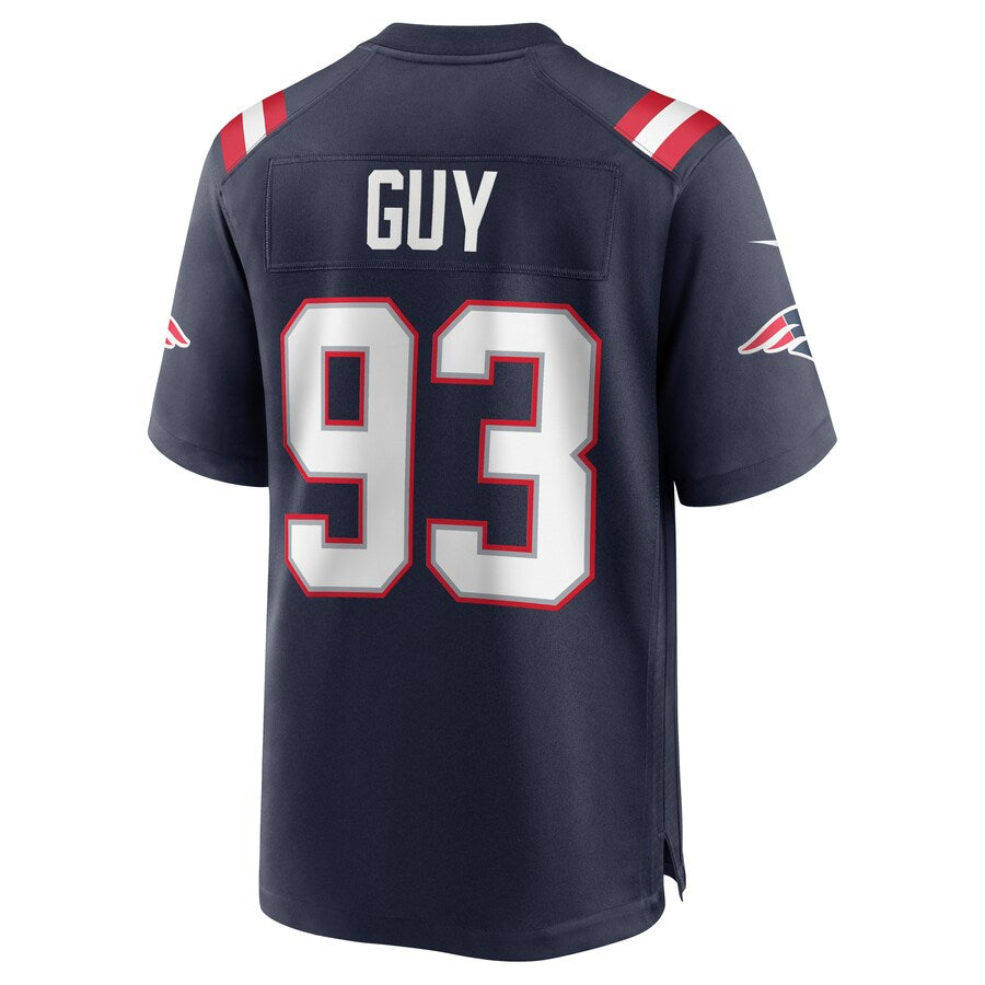 New England Patriots Lawrence Guy NFL jersey front view