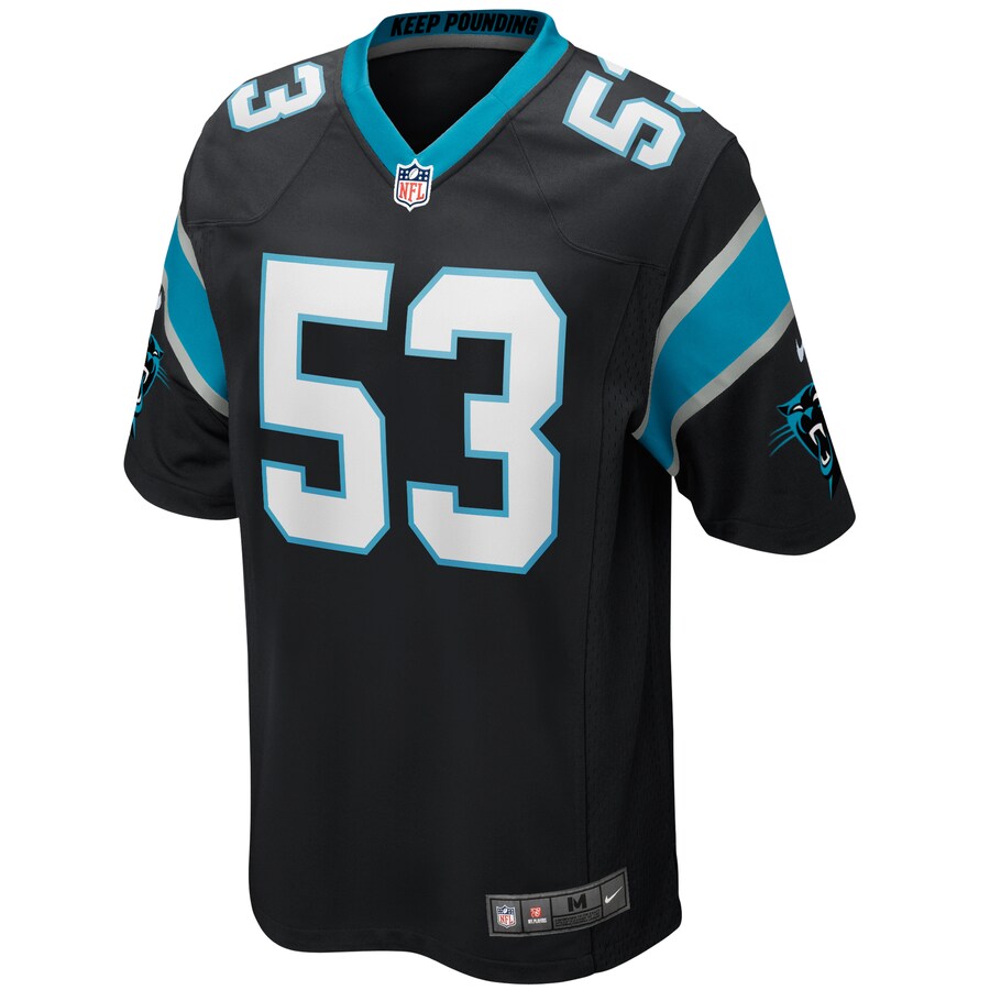 Carolina Panthers Brian Burns NFL jersey front view