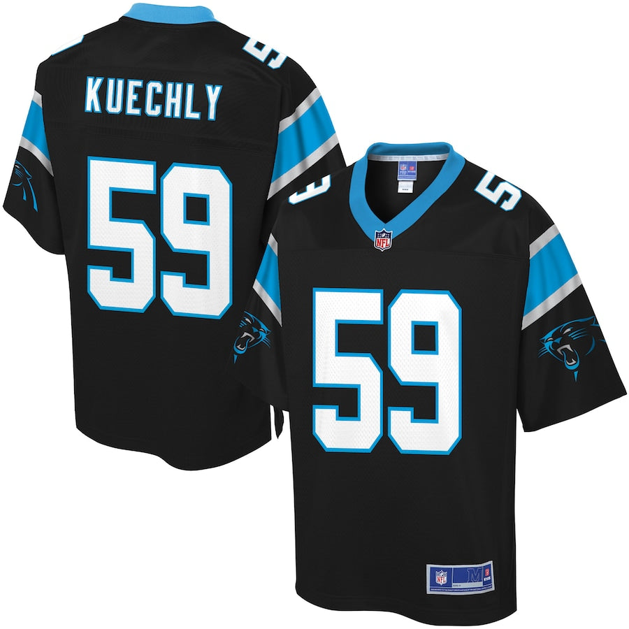 Carolina Panthers Luke Kuechly Big Tall NFL jersey front view