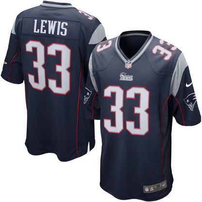 New England Patriots Dion Lewis NFL jersey front view