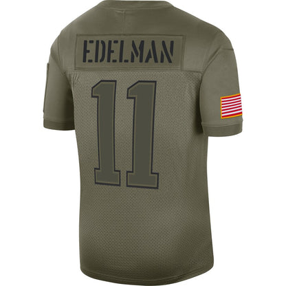 New England Patriots Julian Edelman Salute To Service NFL jersey front view
