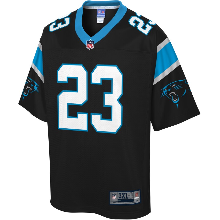 Carolina Panthers Javien Elliott Big Tall NFL jersey front view