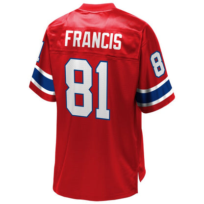 New England Patriots Russ Francis NFL jersey front view