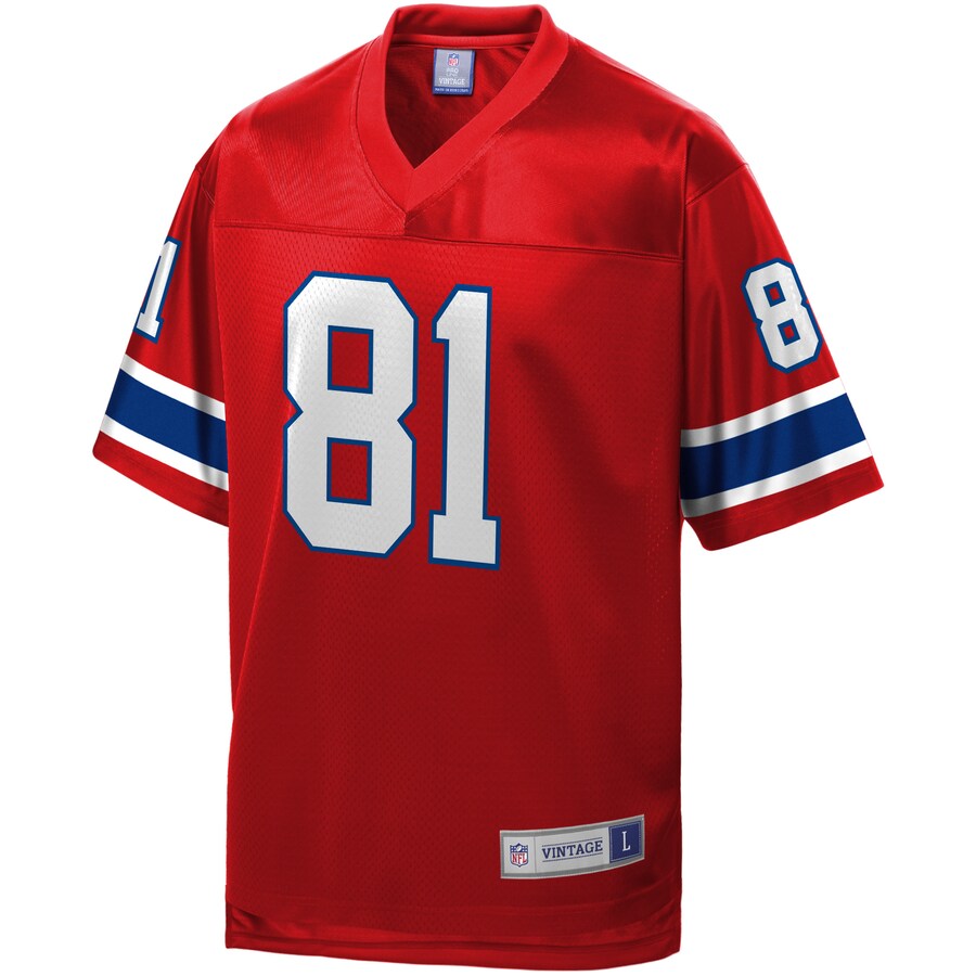 New England Patriots Russ Francis NFL jersey front view