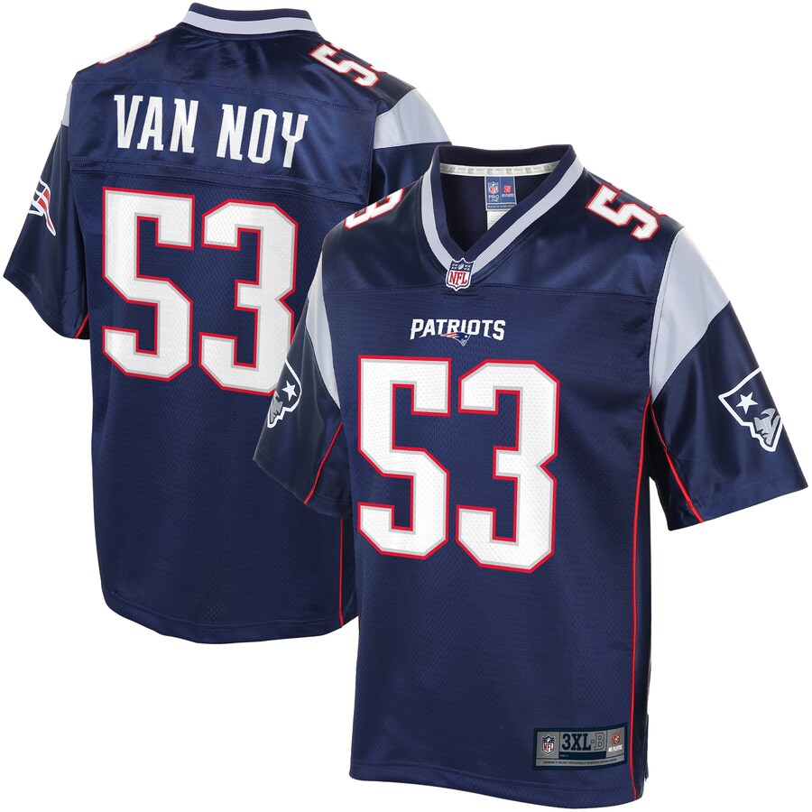 New England Patriots Kyle Van Noy Big Tall NFL jersey front view