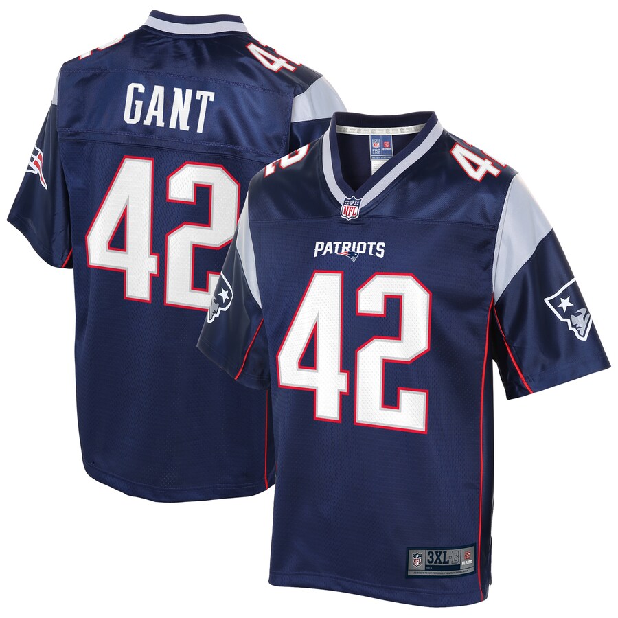 New England Patriots Malik Gant Big Tall NFL jersey front view