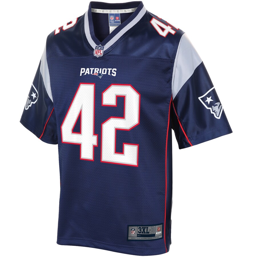 New England Patriots Malik Gant Big Tall NFL jersey front view